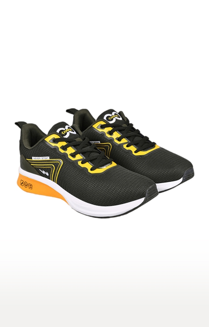 Campus Shoes | Men's  Yellow  Running Shoes