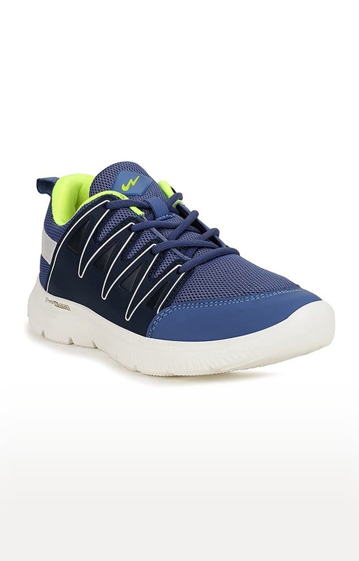 Boy's Ryme Blue Mesh Running Shoes