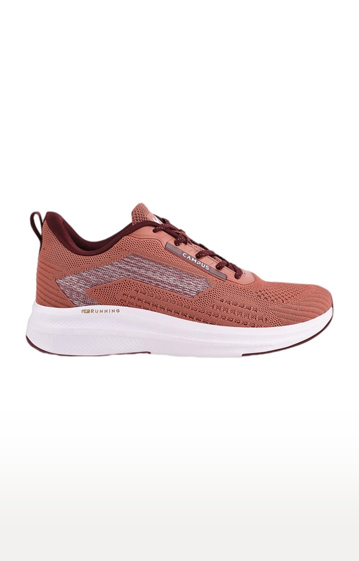 Men's Camp Red Mesh Outdoor Sports Shoes
