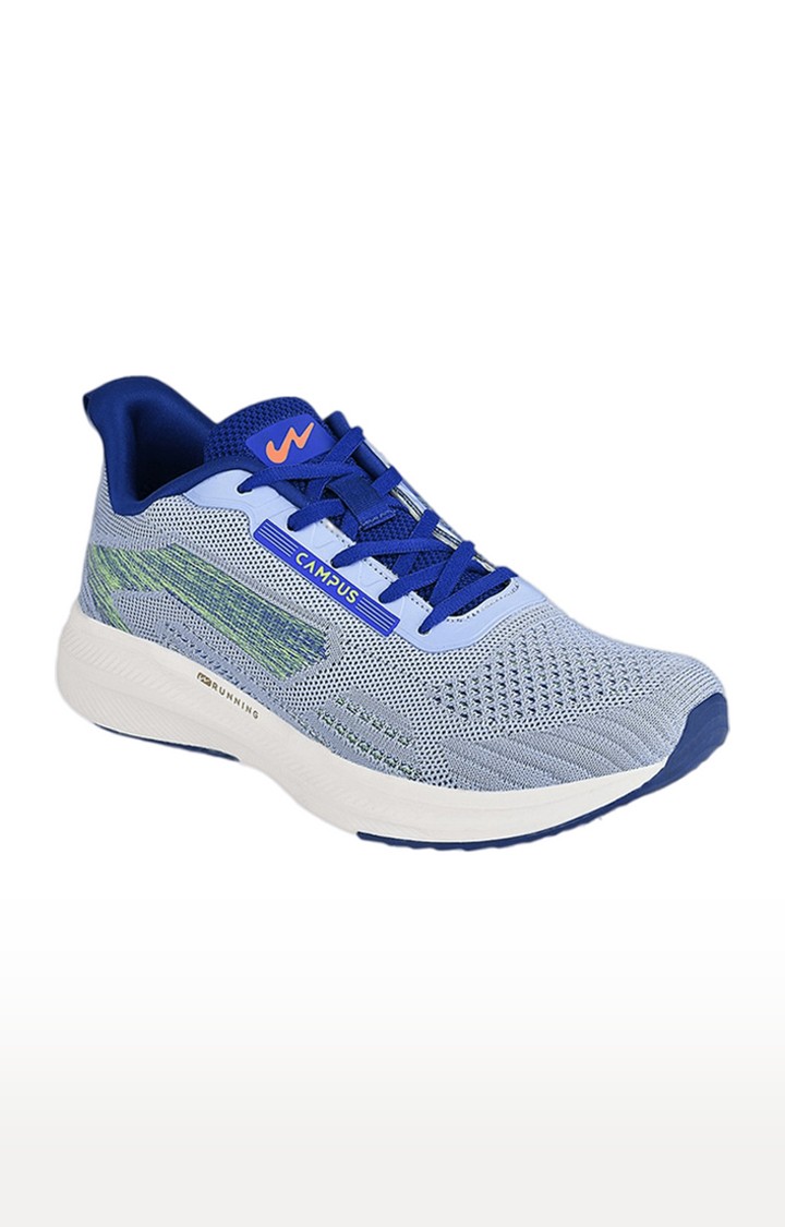 Men's Camp Blue Mesh Indoor Sports Shoes