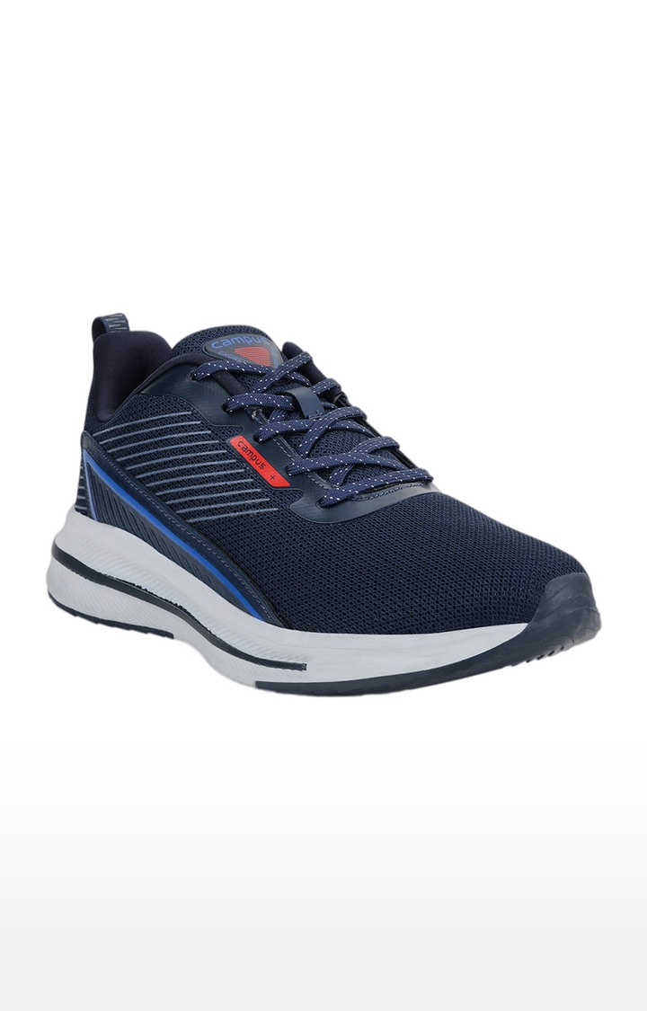 Men's Thrill Blue Mesh Running Shoes