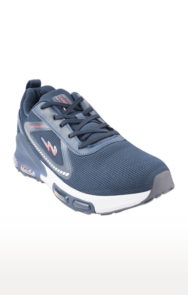 Men's CAMP-BEAST Navy Mesh Running Shoes