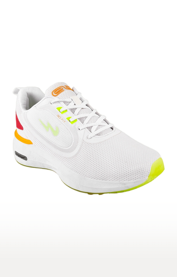 Men's Camp-Jubliee White Mesh Running Shoes
