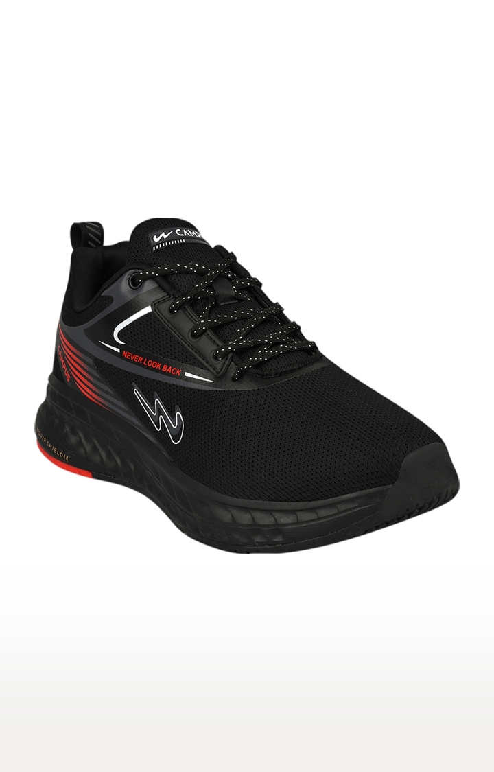 CAMP-DELIGHT Black Running Shoes
