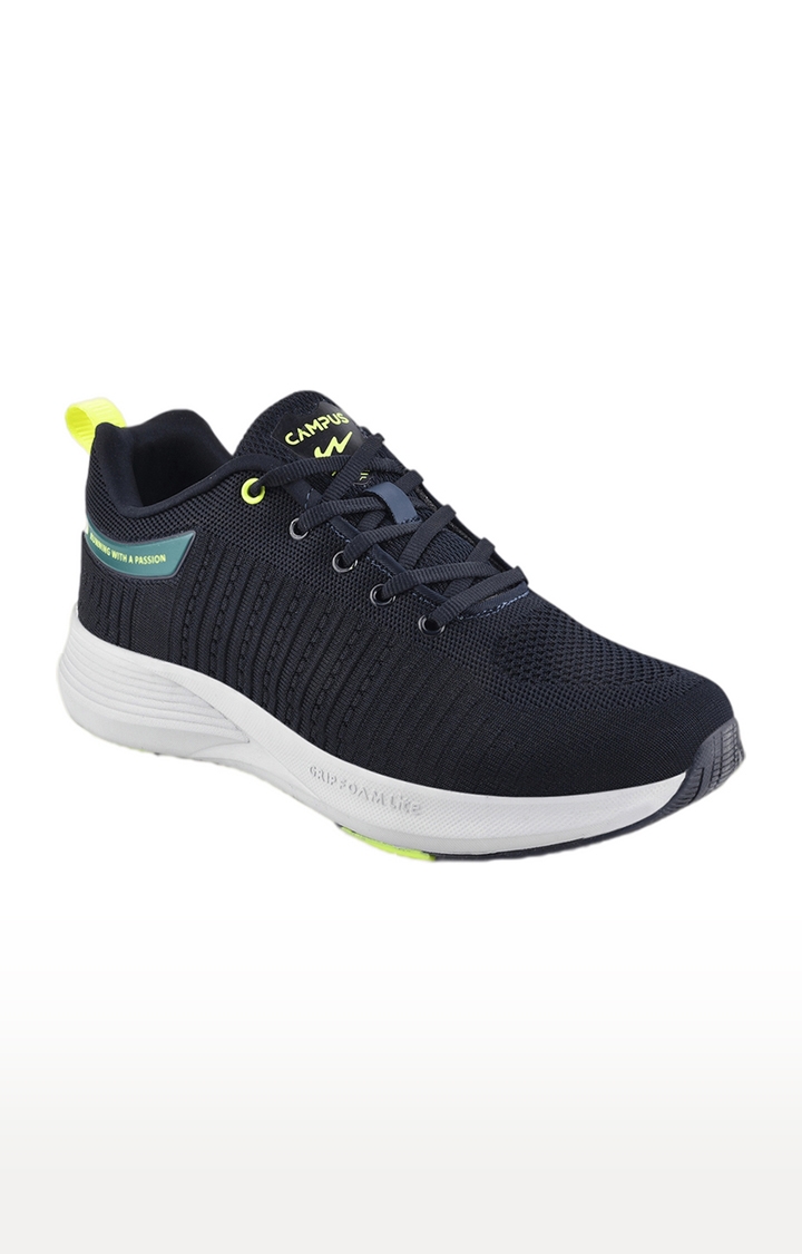 Campus Shoes | Men's ELEMENTO Navy Mesh Running Shoes