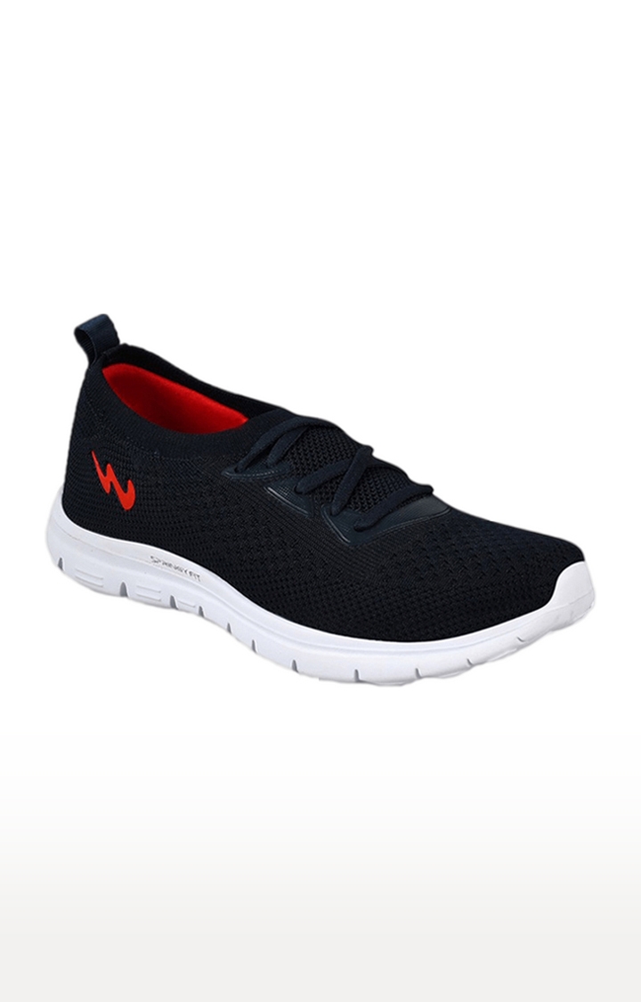 Campus Shoes | Women's Blue Mesh Running Shoes