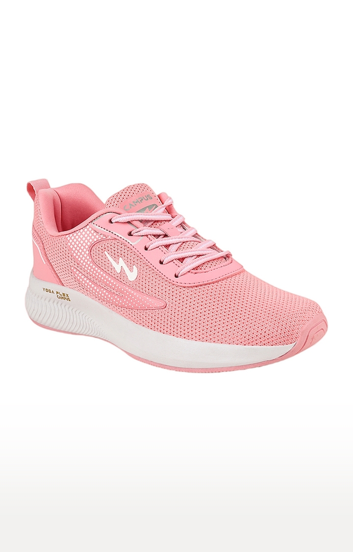 Women's Camp Pink Mesh Running Shoes