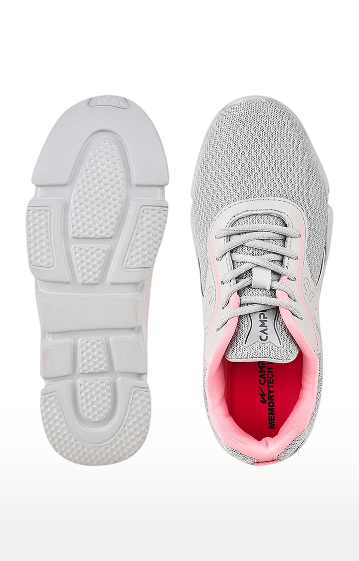 Women's Camp Grey Mesh Running Shoes
