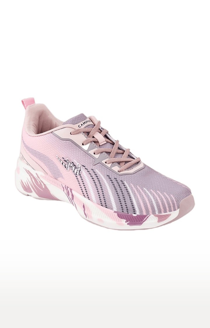 Women's Purple Mesh Running Shoes