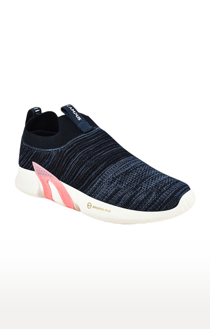 Women's ALURA Blue Mesh Casual Slip-ons