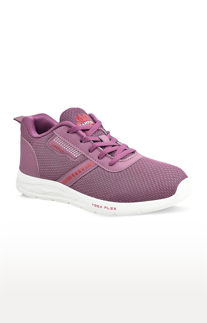 Campus Shoes | Women's Dolphin Pink Mesh Indoor Sports Shoes
