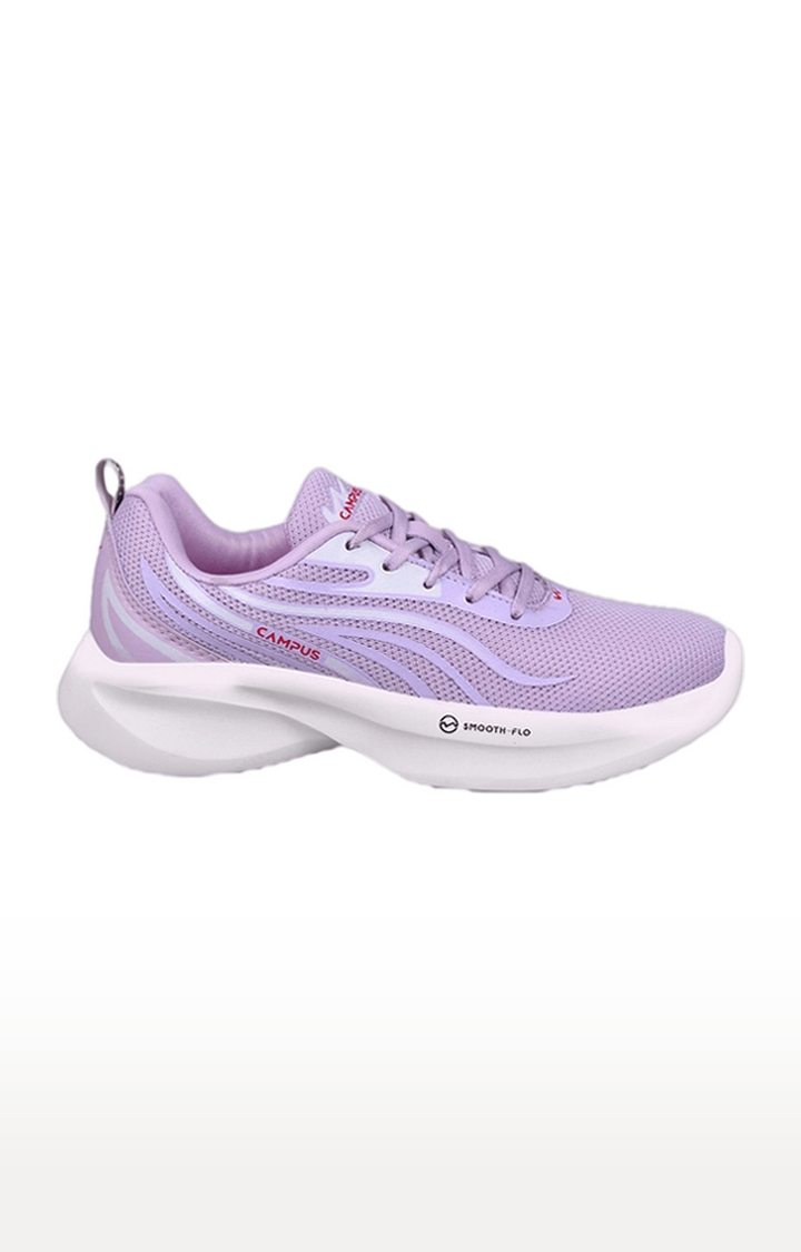 Men's Purple Synthetic Running Shoes