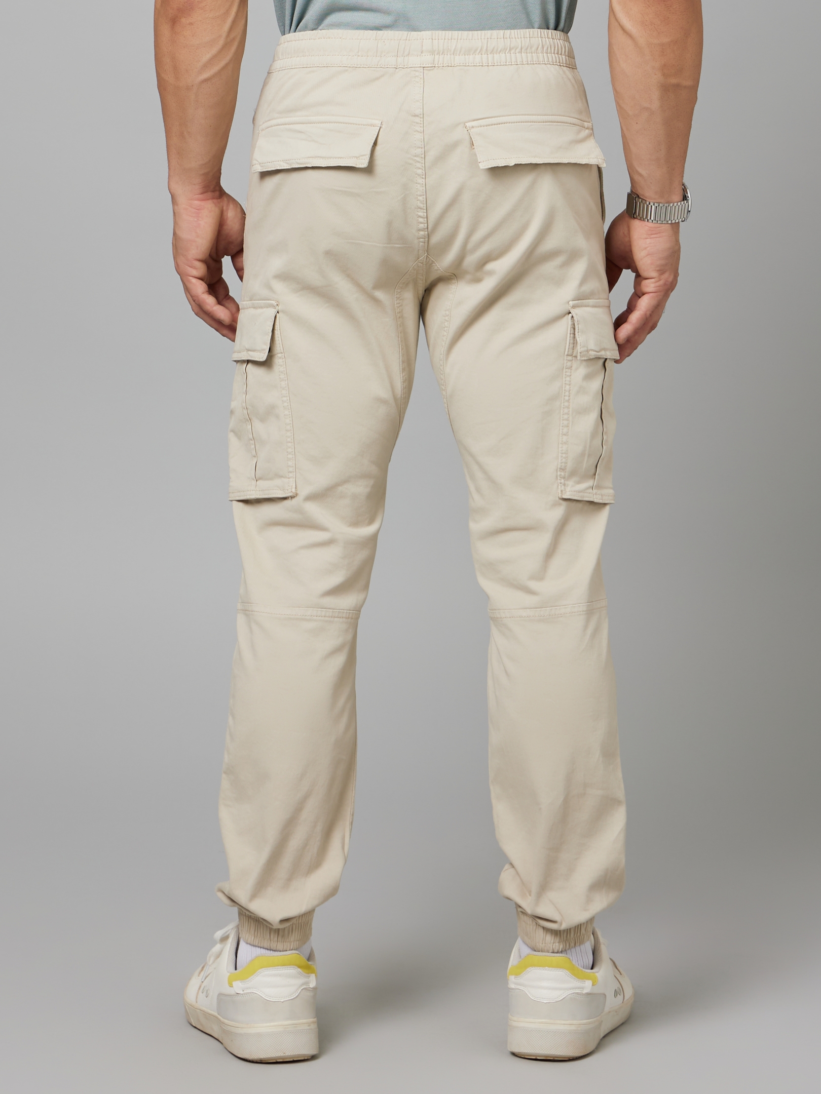 Buy Celio Men Khaki Solid Skinny Fit Regular Trousers on Myntra   PaisaWapascom