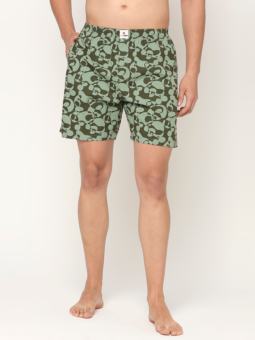 Underjeans by Spykar Men Premium Printed Cotton Boxer