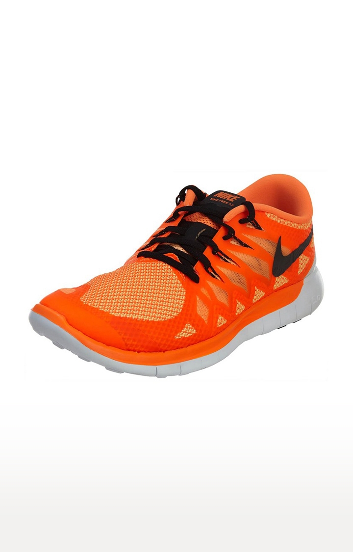 Nike | Men's Orange Synthetic Outdoor Sports Shoes