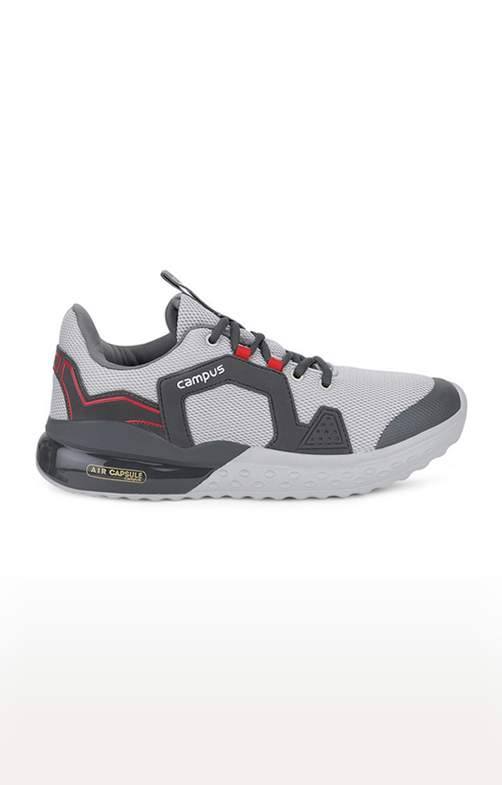 Men's Patrik Grey Mesh Running Shoes