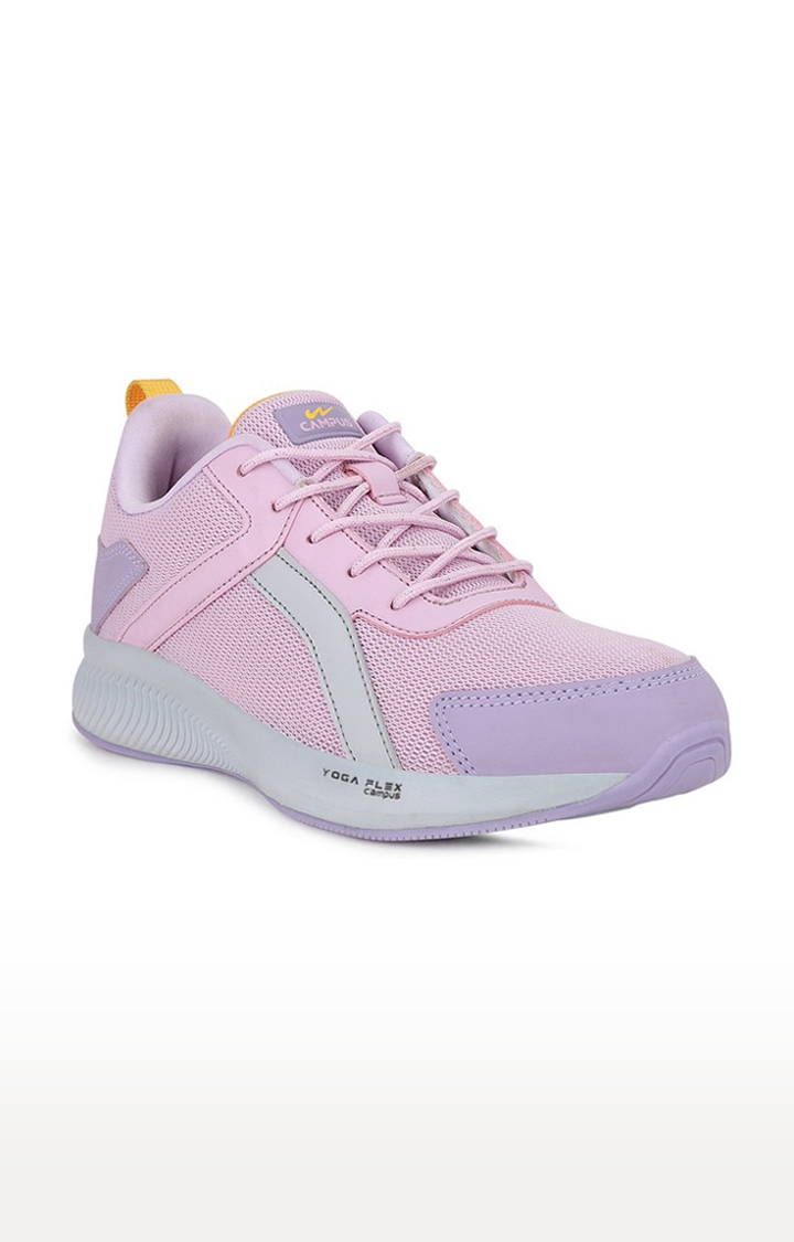 Women's Krystal Pink Mesh Running Shoes
