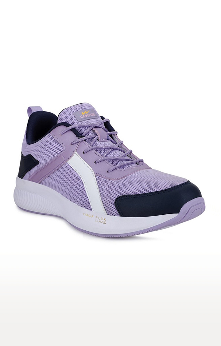 Women's Krystal Purple Mesh Outdoor Sports Shoes