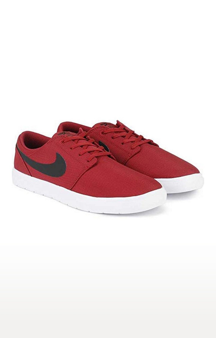 Nike | "NIKE  Sb Portmore Ii Ultralight Sneakers For Men  (Red)"