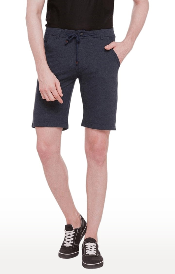 Status Quo | Men's Grey Polycotton Solid Short