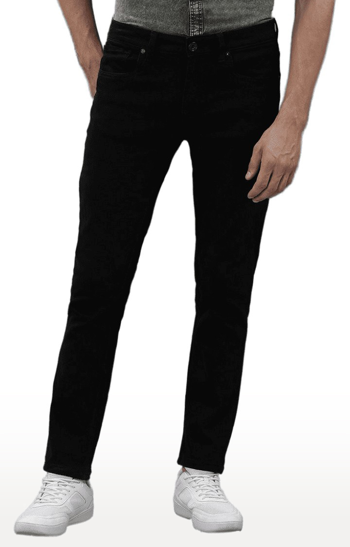 Men's Black Denim Slim Fit Jeans