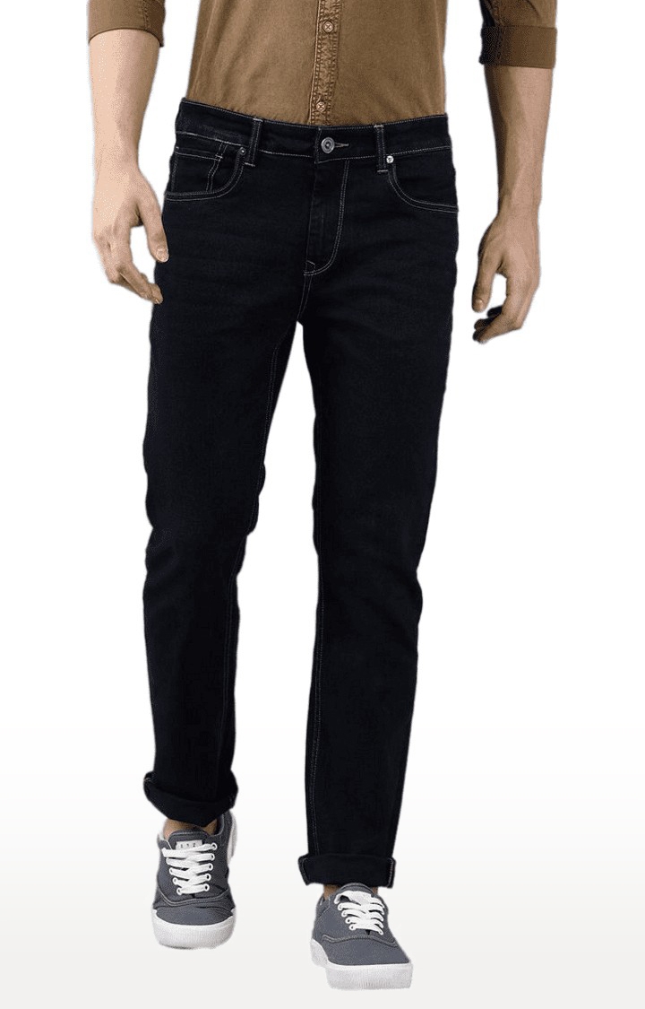 Voi Jeans | Men's Black Polycotton Slim Jeans