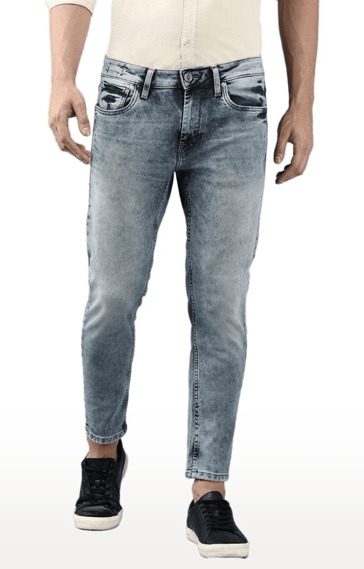Voi Jeans | Men's Blue Polycotton Slim Jeans