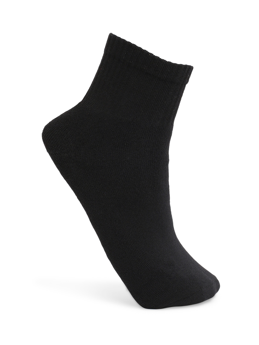 Underjeans by Spykar Men Black Cotton Socks - Pack Of 3