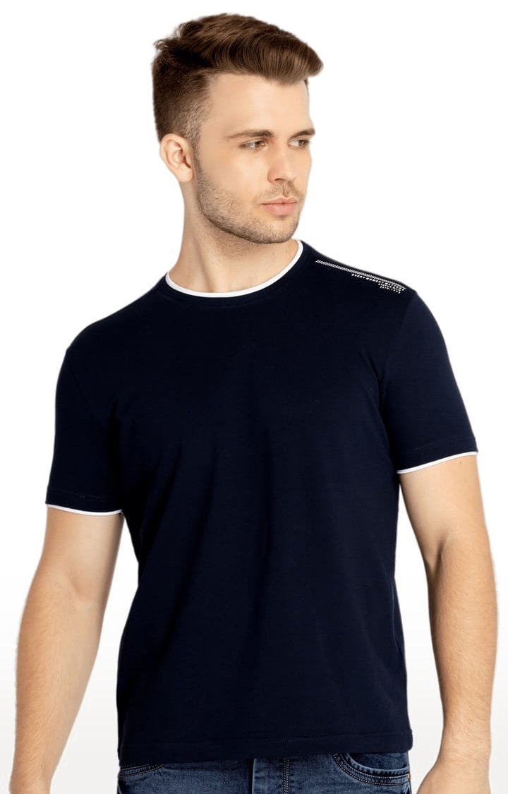 Mens Solid Round Neck T-shirts