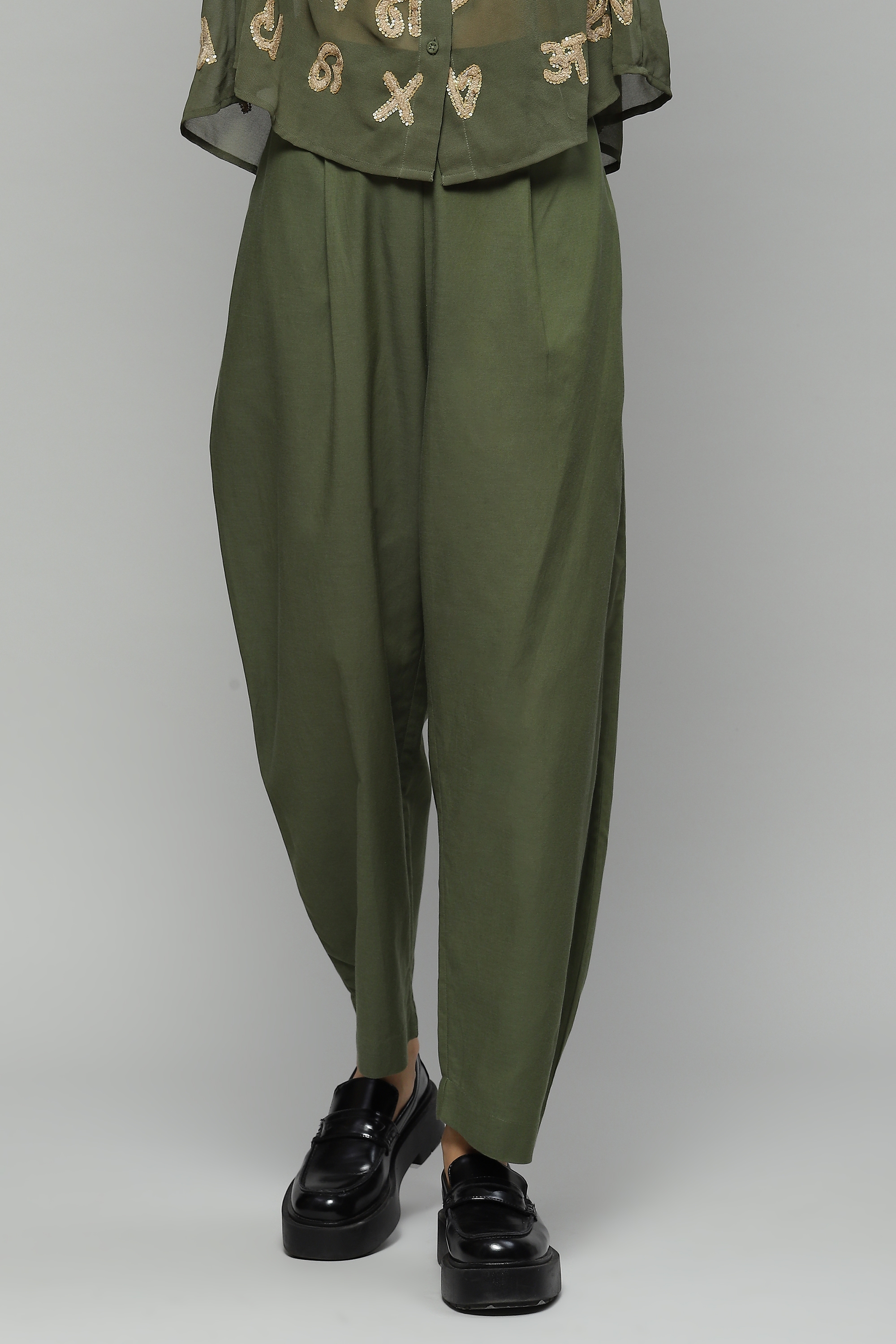 ABRAHAM AND THAKORE | Seagrass Ecovero Pant