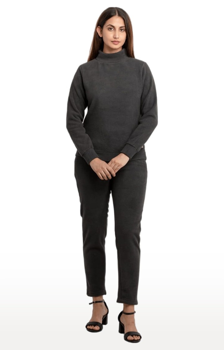 Status Quo | Grey Polycotton Solid Tracksuits