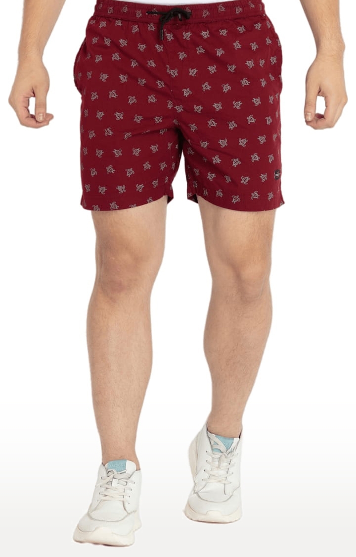 Mens Printed Regular Fit Shorts