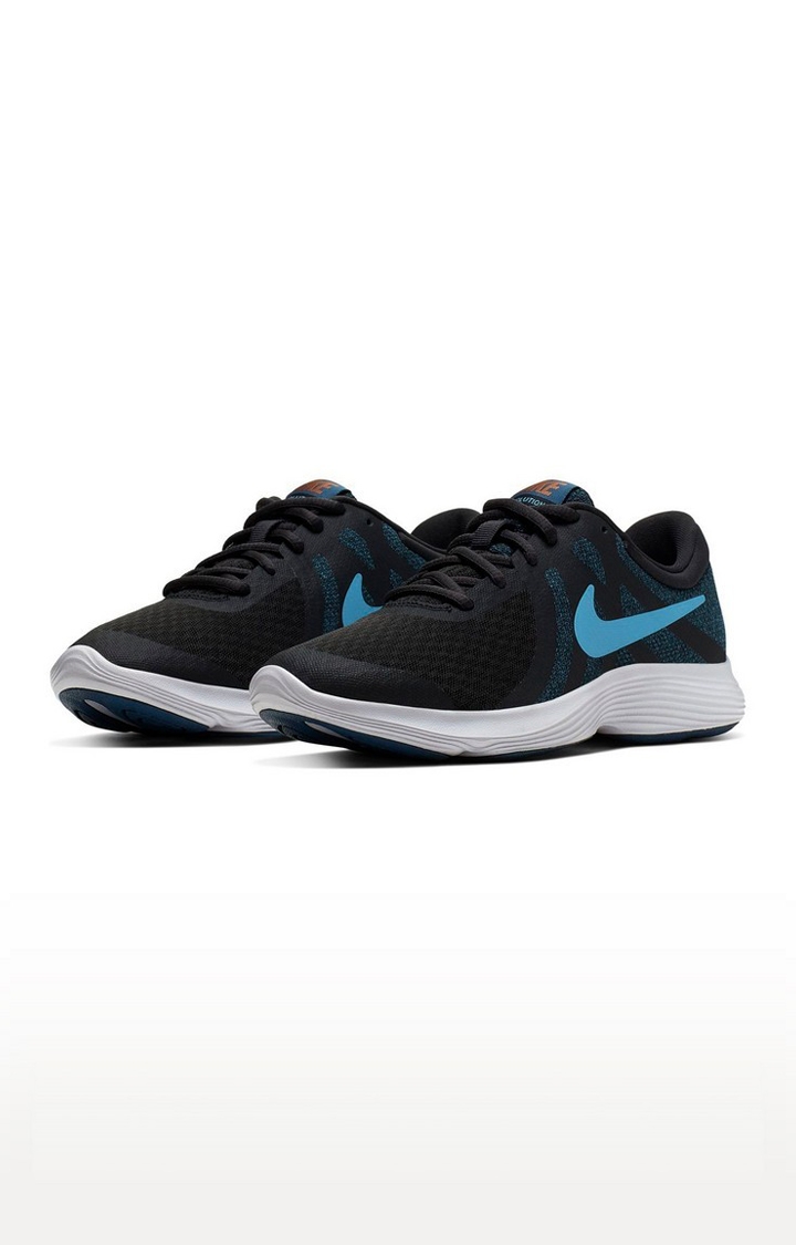 Nike | Boys Black & Blue Running Shoes