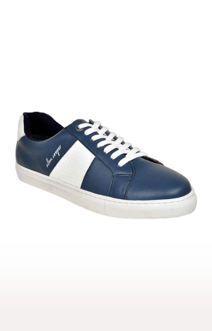 Men's Blue PU Sneakers