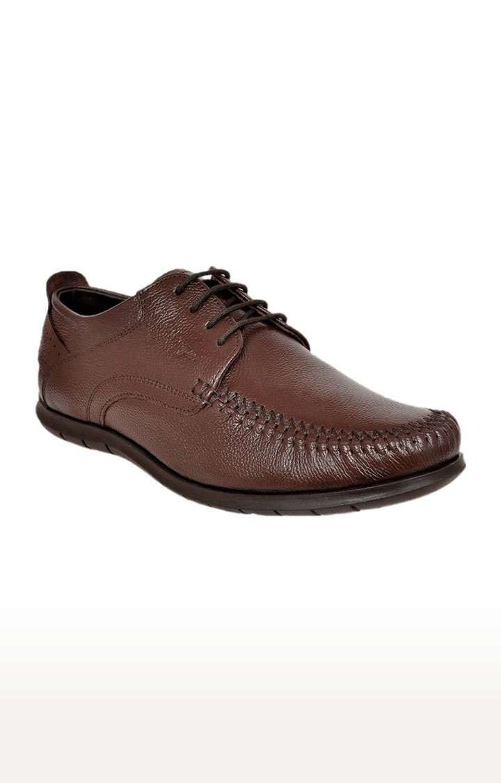 Men's Brown Leather Casual Lace-ups