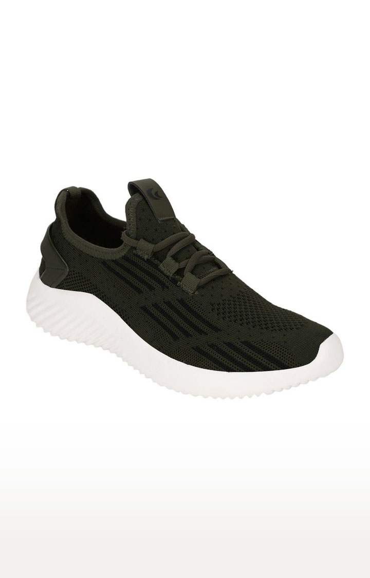 Allen Cooper | Men's Green Mesh Running Shoes