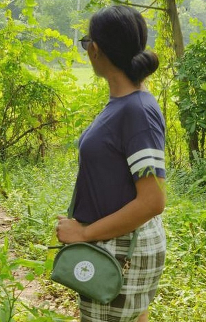 Clan Earth | Women Olive Green Sustainable Pika Purse