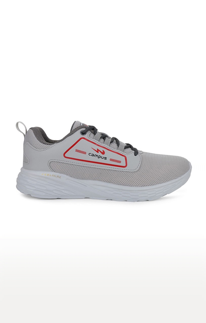 Men's Strom Grey Mesh Running Shoes