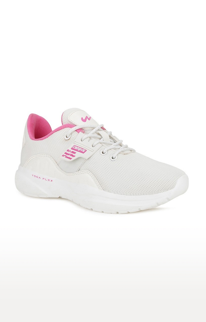 Women's Claire White Mesh Running Shoes