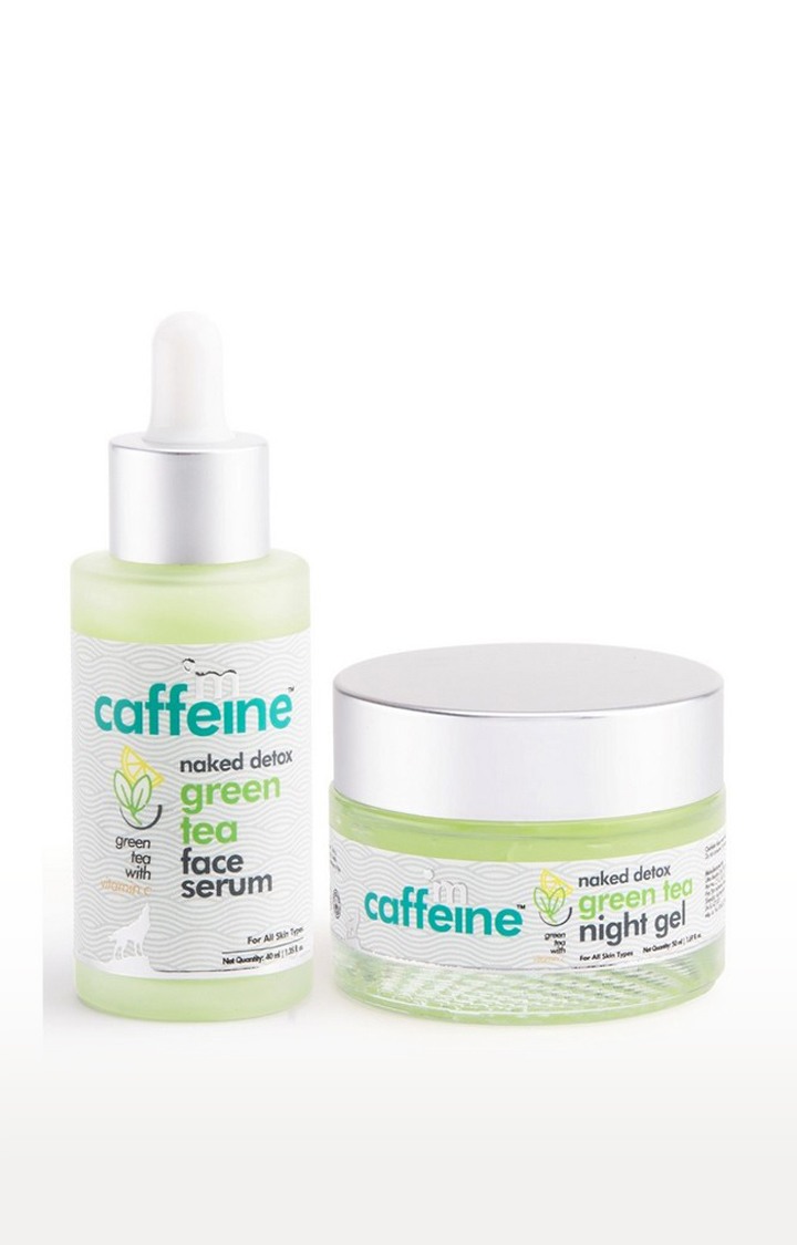 mCaffeine Green Tea Face Hydration Kit for Dull Skin