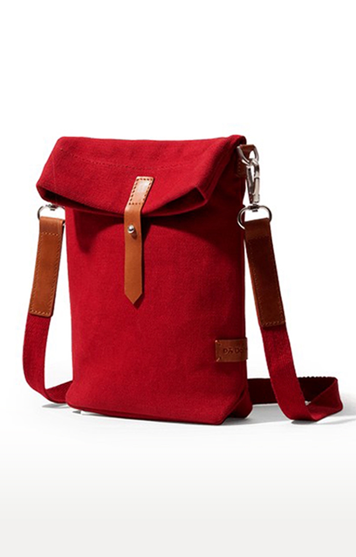 DailyObjects | Women's Crimson Red Scout  Crossbody Bag