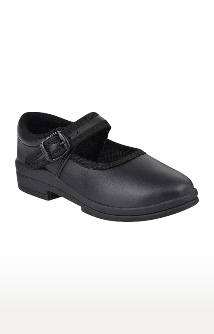 Boys CS-A10S Black School Shoe