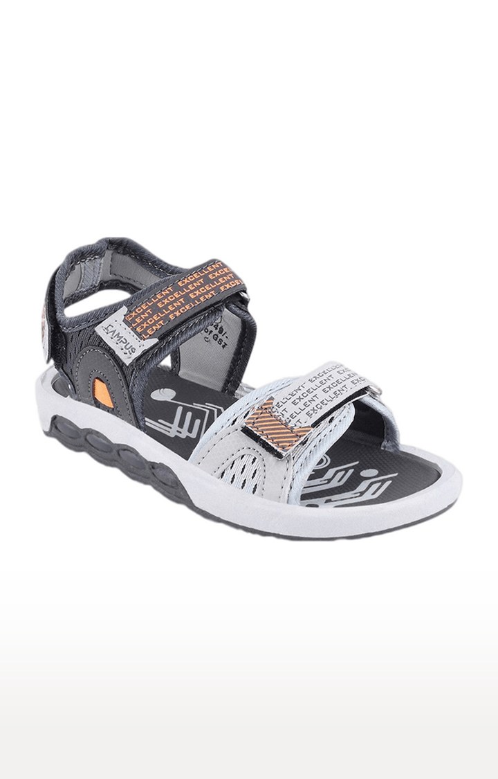 Unisex Grey Synthetic Sandals