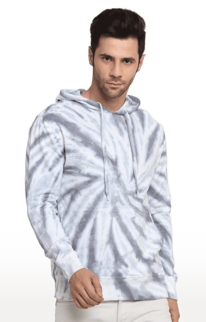 Men's Grey Cotton Relaxed Fit Sweatshirt