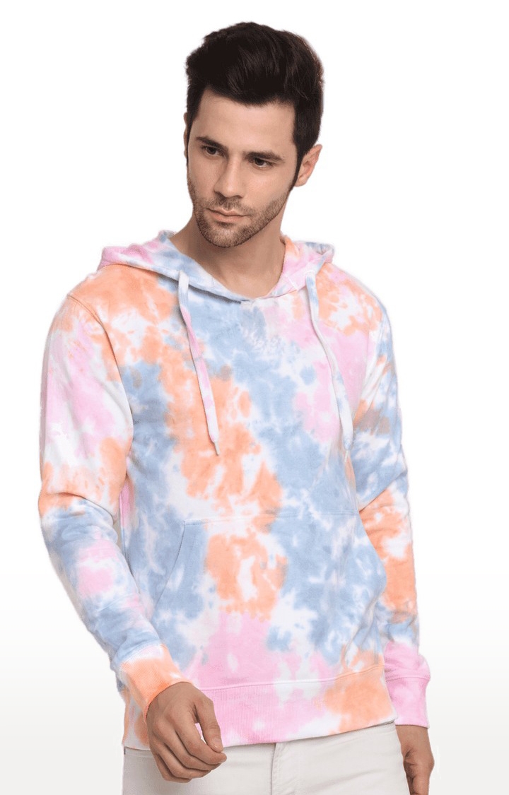 Men's Multicoloured Cotton Relaxed Fit Sweatshirt