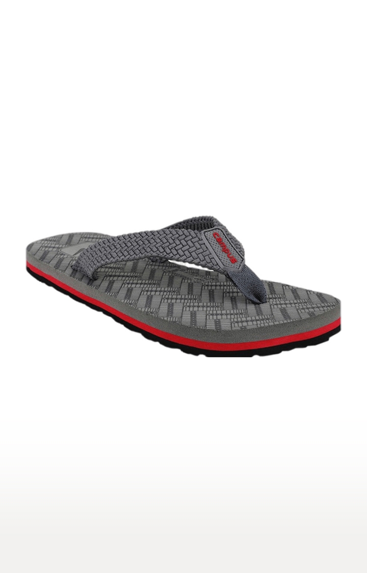 Campus Shoes | Men's GC-1006C Grey Synthetic Slippers