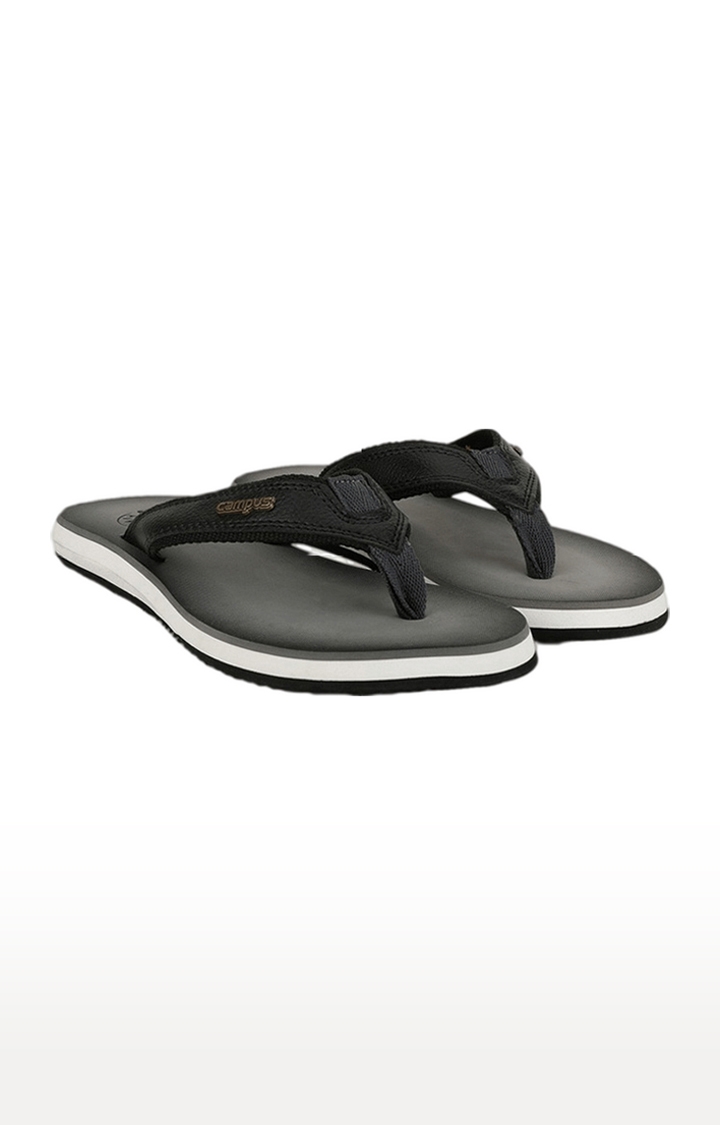 Campus Shoes | Men's GC-1014A Grey Synthetic Slippers