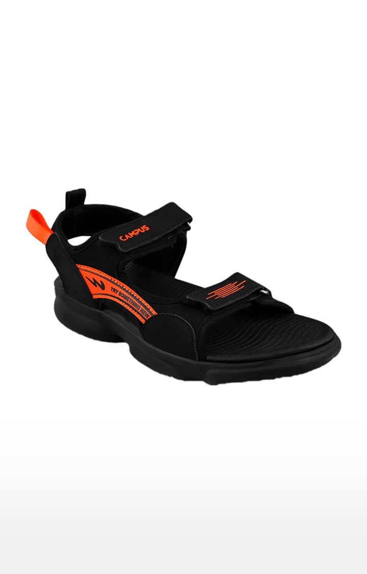 Campus Shoes | Boy's GC-22137C Black PVC Sandals