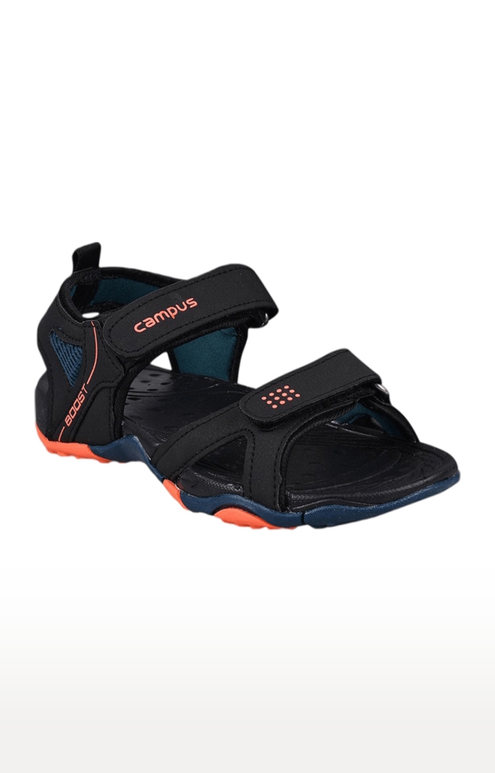 Boy's GC-2222K Black Synthetic Sandals