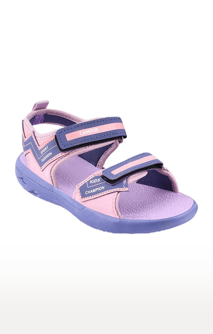 Unisex Purple Purple Mesh Sandals